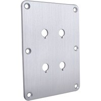 Main product image for Dayton Audio DBPP-SI Double Binding Post Plate Silve 091-610